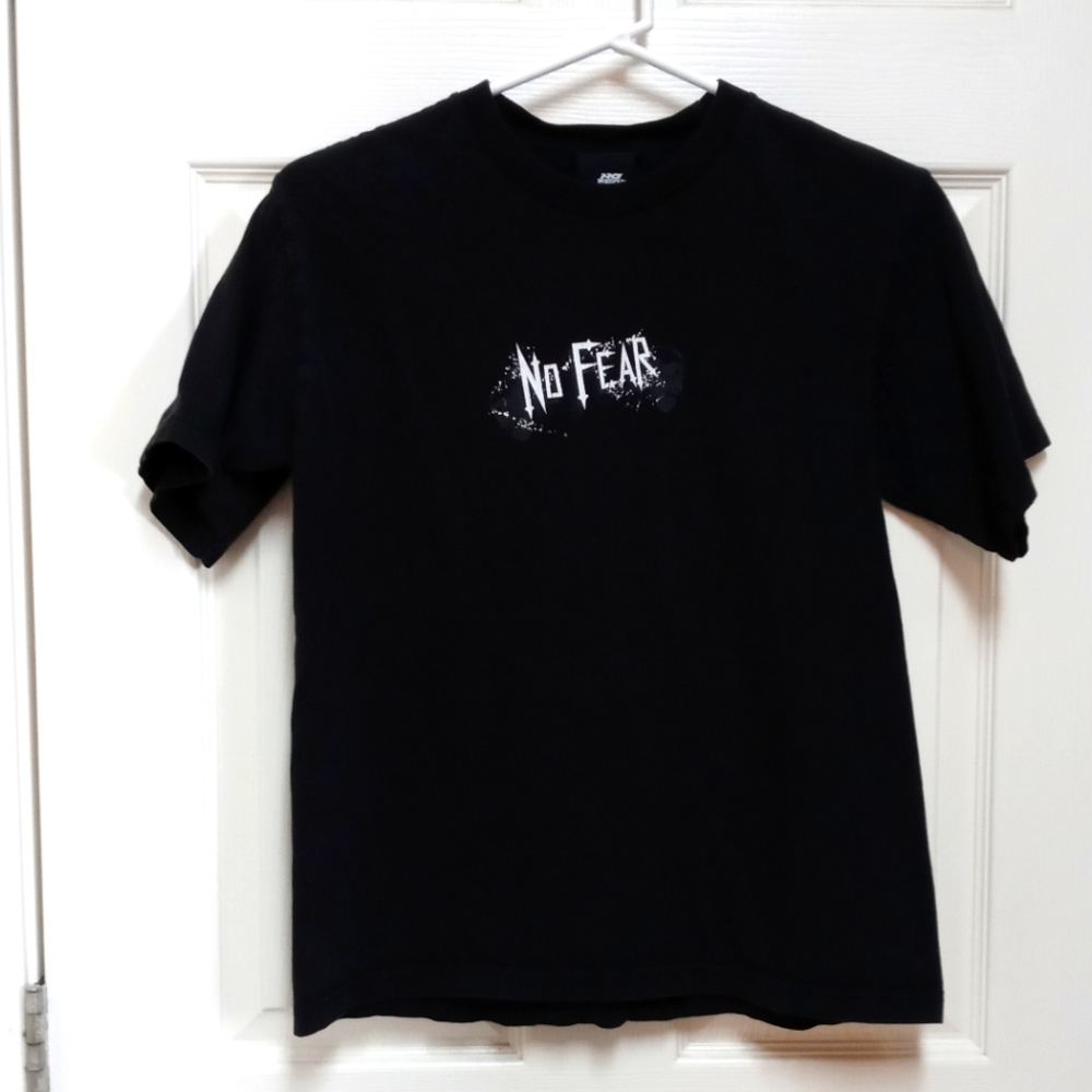 "No Fear/Been There Done That" Black Short Sleeve Tee Shirt